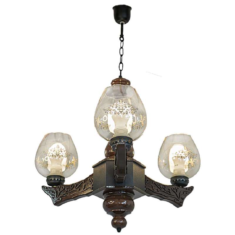 لوستر 3 شعله مدل بهنیا کد 236