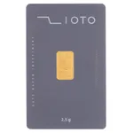 شمش طلا 24 عیار زیوتو مدل DDD-Au-p2.5