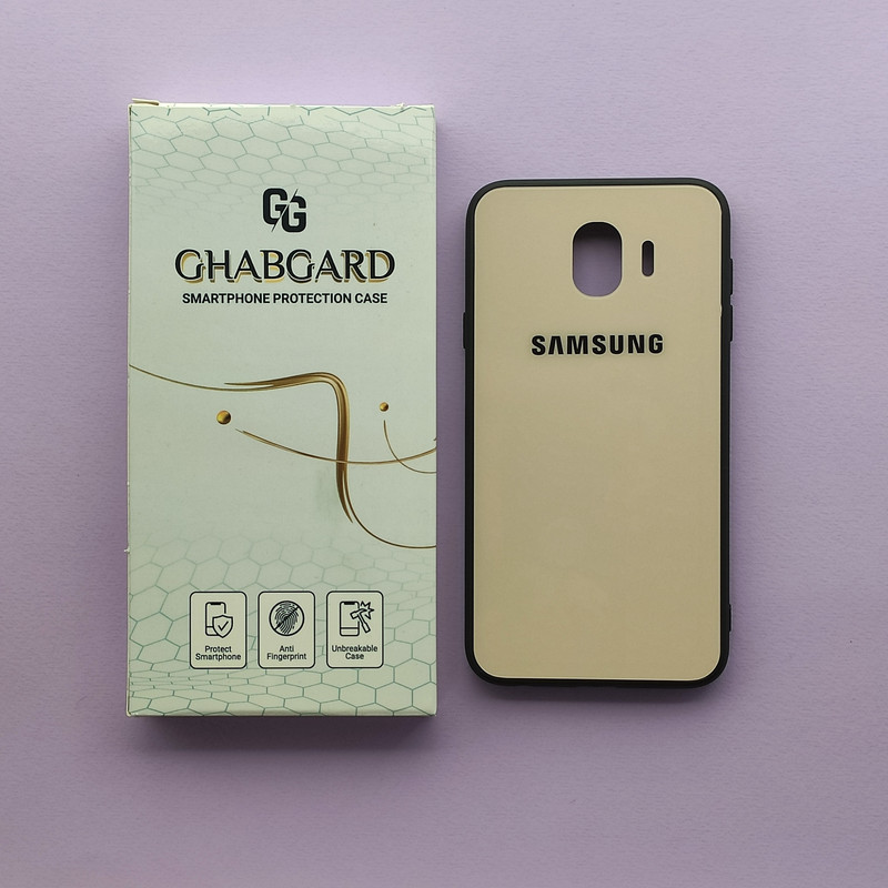 کاور قاب گارد مدل پشت گلس ساده مناسب برای گوشی موبایل سامسونگ Galaxy J4