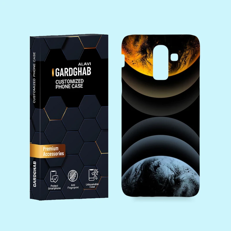 کاور گارد قاب علوی مدل هنری مناسب برای گوشی موبایل سامسونگ Galaxy J8 2018