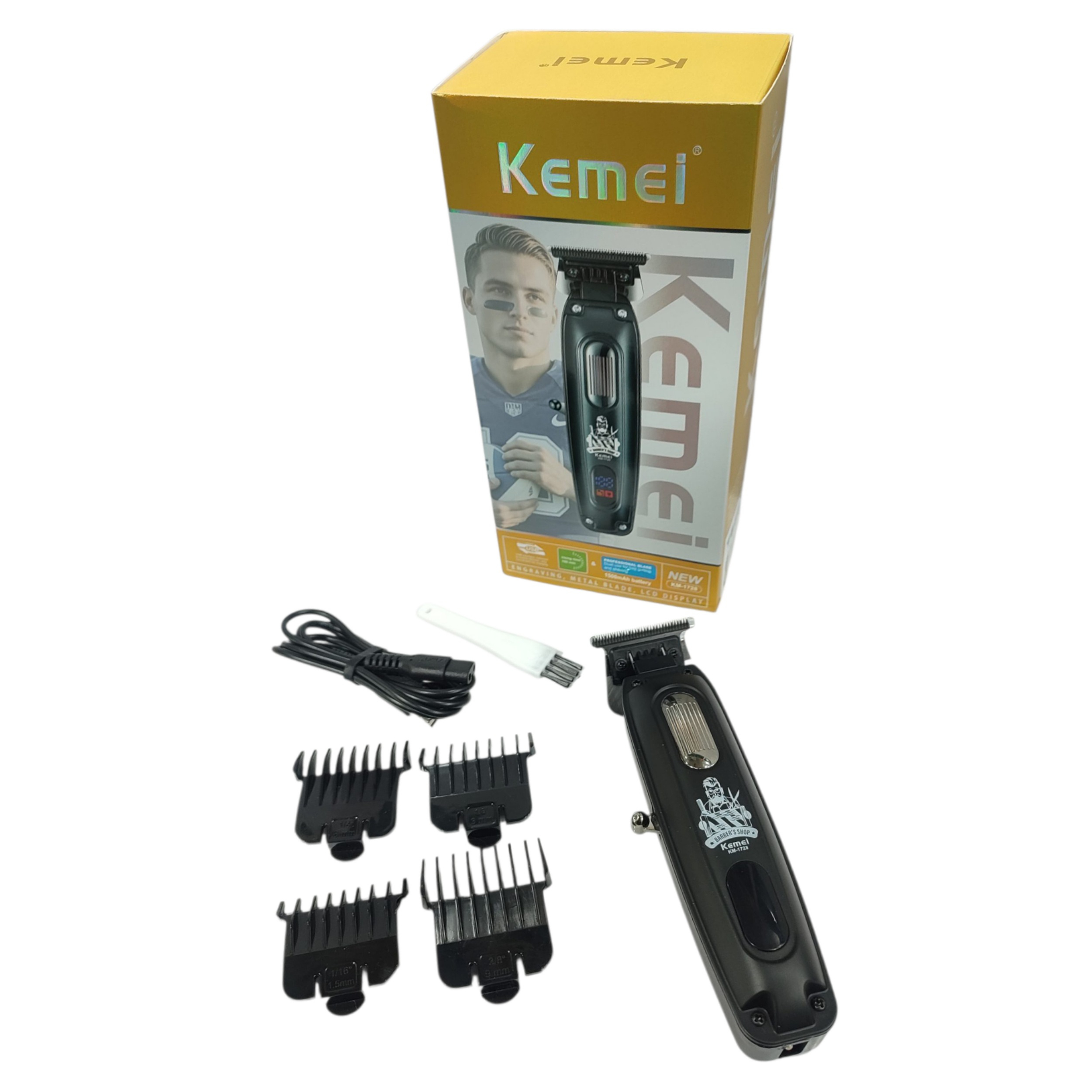 ماشین اصلاح موی سر شارژی کیمی مدل KM-1728 ماشین اصلاح موی سر شارژی کیمی مدل KM-1728