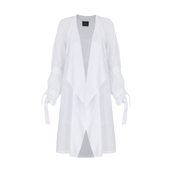 مانتو زنانه سرژه مدل 216547-WHITE