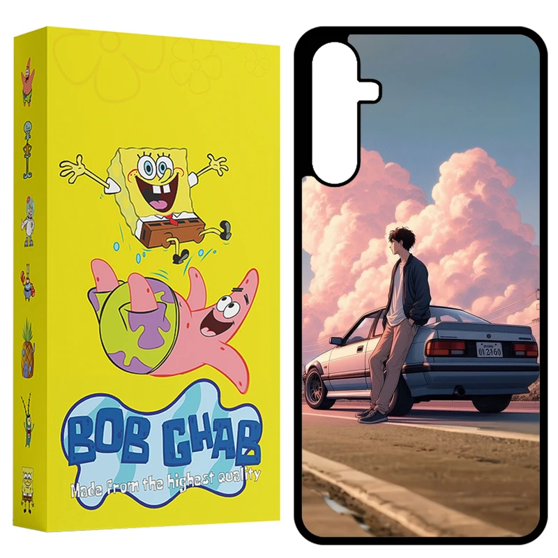 کاور باب قاب طرح ماشین مدل BCPA24 مناسب برای گوشی موبایل سامسونگ Galaxy A24 4G