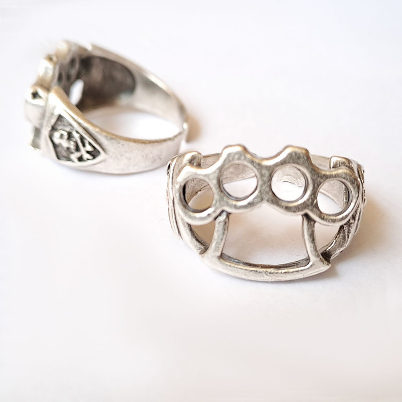 انگشتر مردانه مدل پنجه بکس کد a317