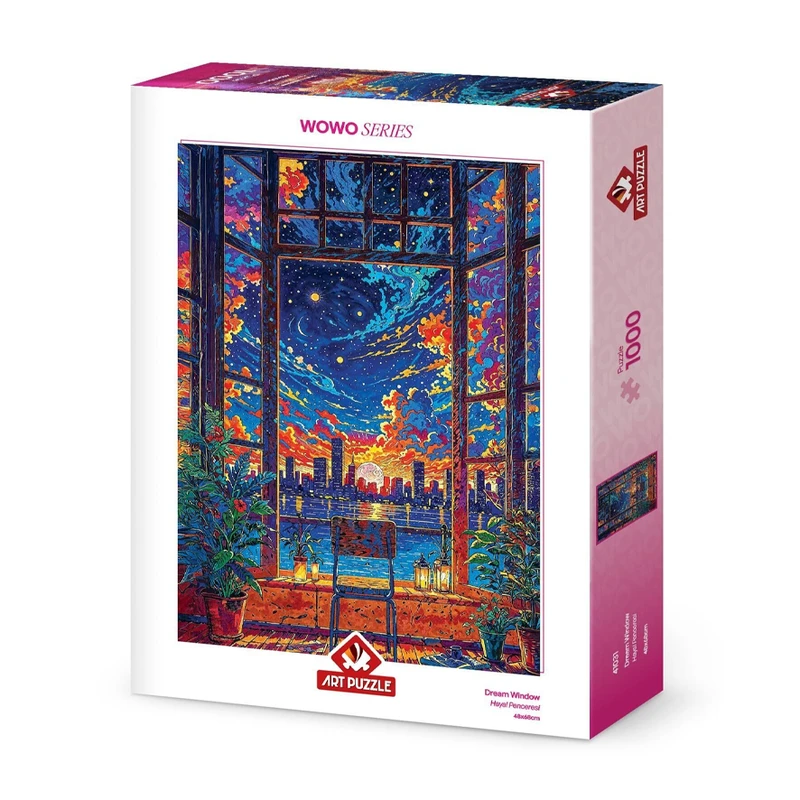 پازل 1000 تکه آرت پازل مدل Dream Window كد 41031 مناسب نوجوان و بزرگسال