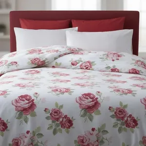 روکش لحاف پنبه انگلیش هوم مدل Georgeous Rose دو نفره سایز 220x200 سانتی‌متر