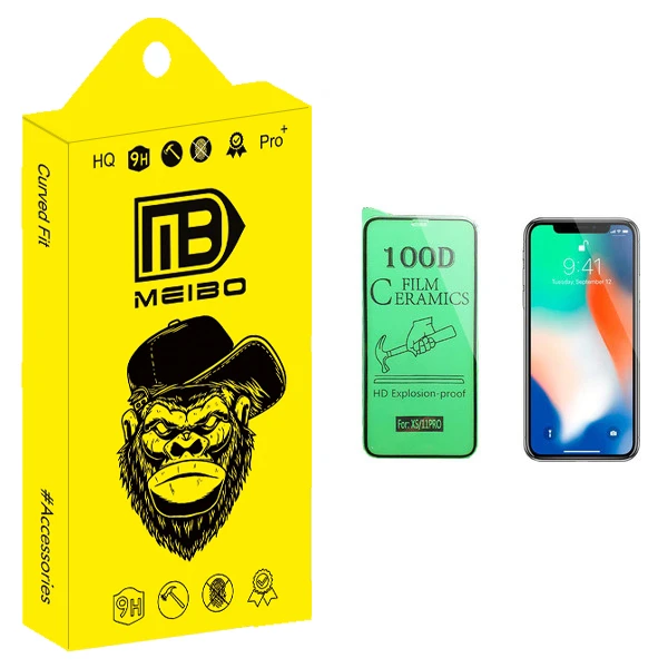 محافظ صفحه نمایش سرامیکی میبو مدل +MHD مناسب برای گوشی موبایل اپل iPhone X
