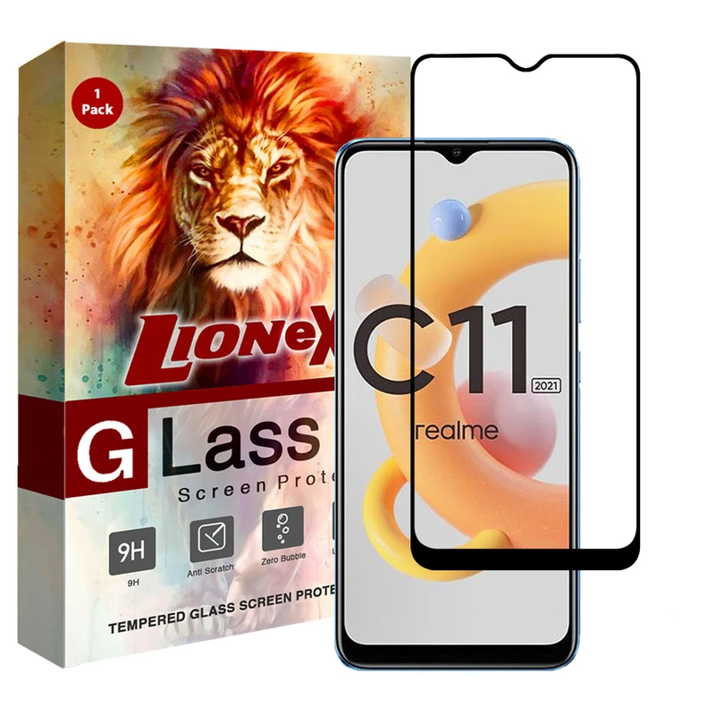  محافظ صفحه نمایش سرامیکی لایونکس مدل CRC-L مناسب برای گوشی موبایل ریلمی C11 2021