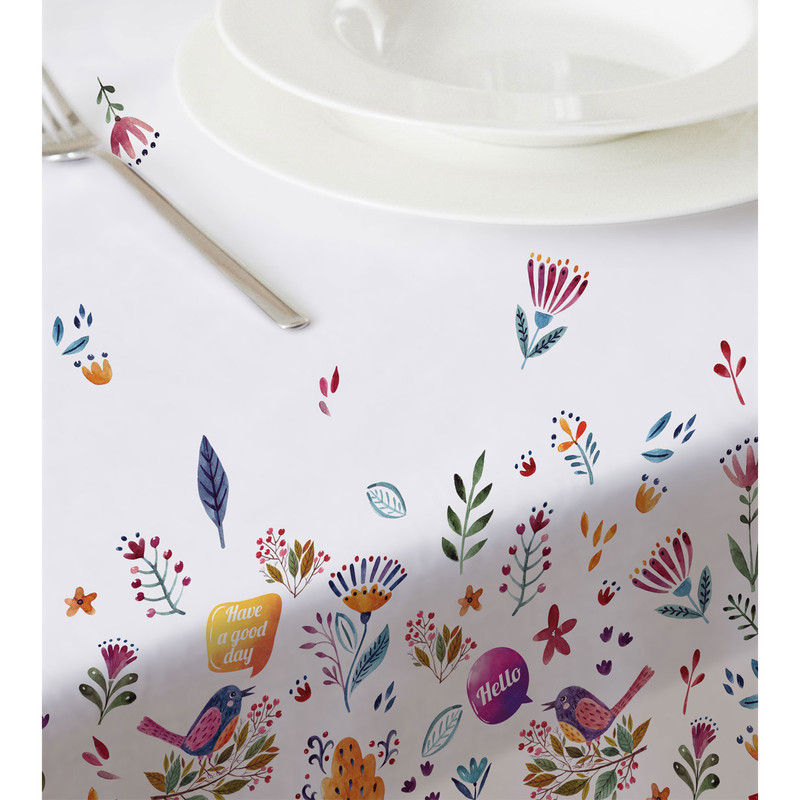 سفره یکبار مصرف کوالا مدل حریر طرح Happy Day رول 10 متری