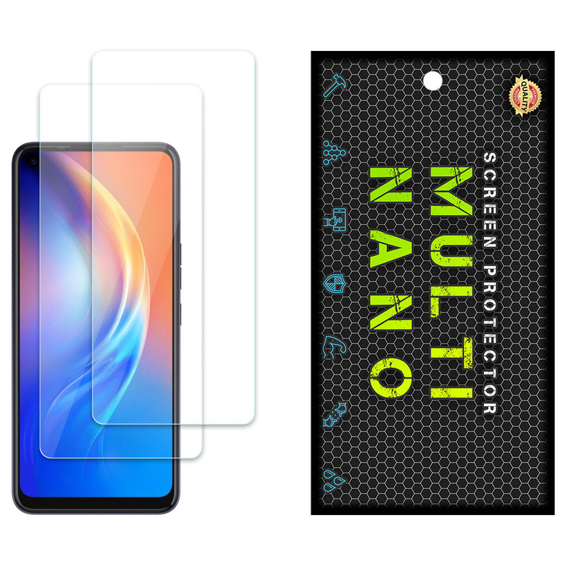 محافظ صفحه نمایش مولتی نانو مدل X-S2N مناسب برای گوشی موبایل تکنو Spark 6 بسته دو عددی
