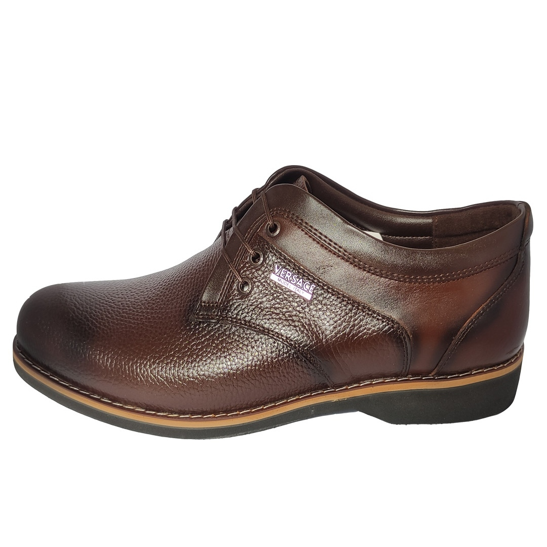 کفش مردانه کد 10.1 رنگ قهوه‌ای