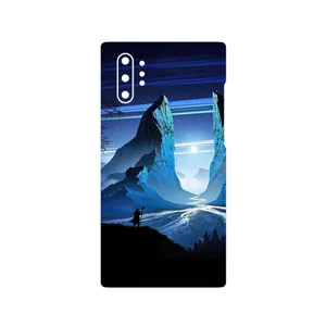 MAHOOT Blue Mountains Digital Art Cover Sticker for Samsung Galaxy Note 10 Plus