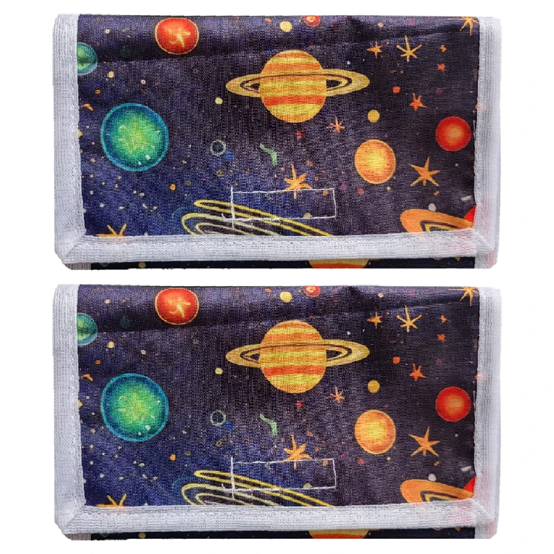 جای دستمال کاغذی مدل جیبی طرح کهکشان کد 419 بسته دو عددی