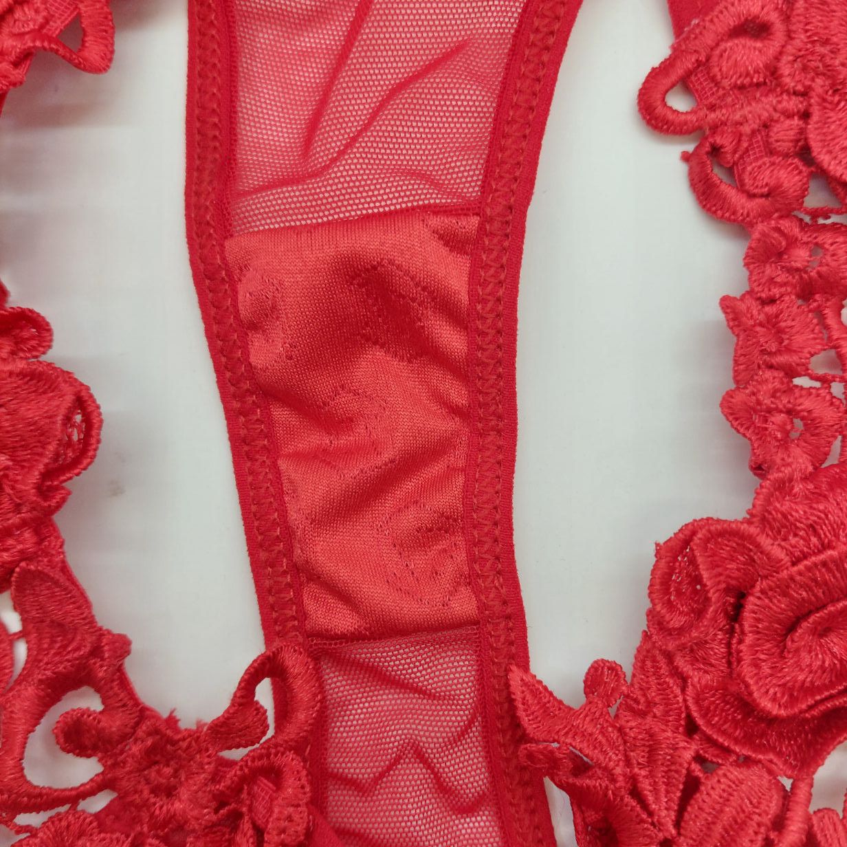 ست شورت و سوتین زنانه مکسوریا مدل انبرودی گلدانتل کد NKU MAX 02201 - - 9