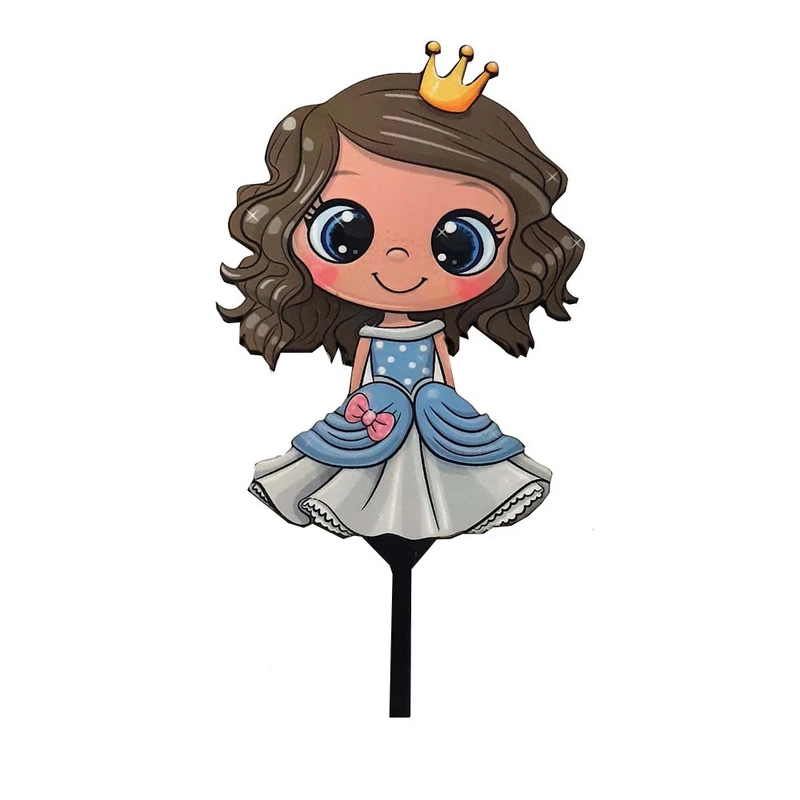 تاپر کیک به گز مدل دختر پرنسس