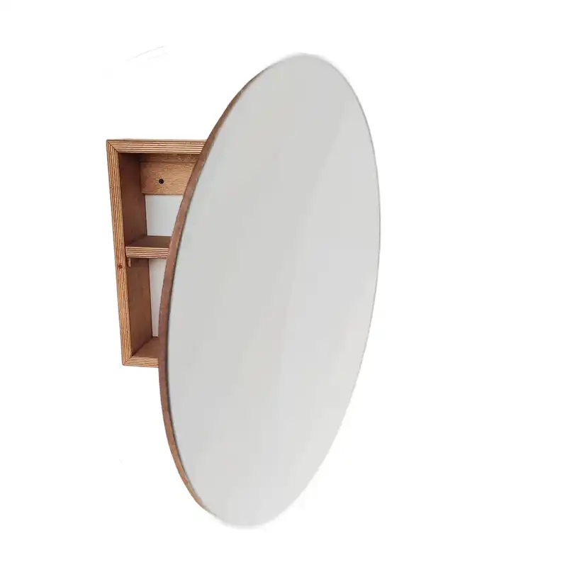 آینه سرویس بهداشتی طرح گرد