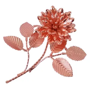 دکوری مسی طرح گل کد GM162