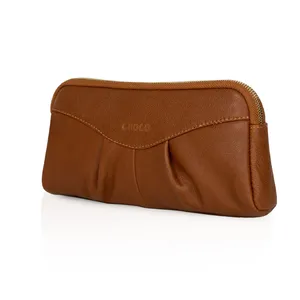 کیف لوازم آرایش زنانه چرم کروکو مدل yildiz