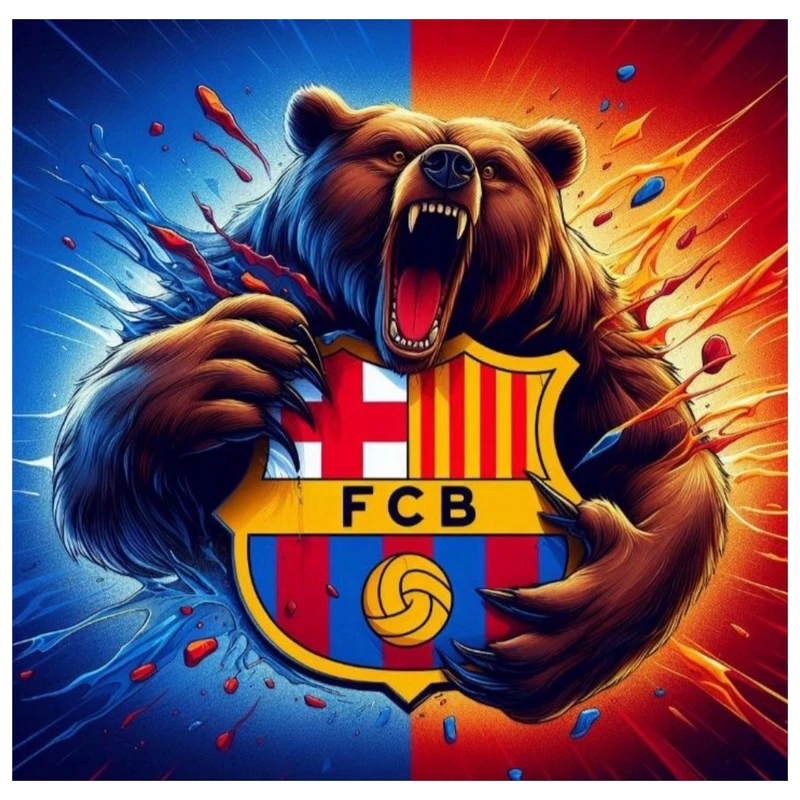 استیکر پارچه و لباس پاد آفرین مدل بارسلونا سایز متوسط بسته تکی