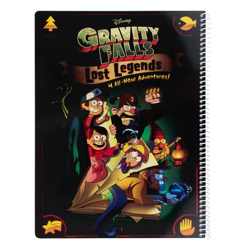 دفتر نقاشی 50 برگ رضوان طرح کارتون سقوط جاذبه آخرین افسانه ها