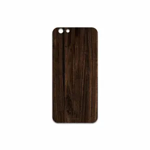 MAHOOT Dark Walnut Wood Cover Sticker for Apple iPhone 6