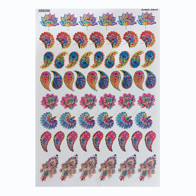 برچسب ترنسفر مدل بته جقه ابرنگی