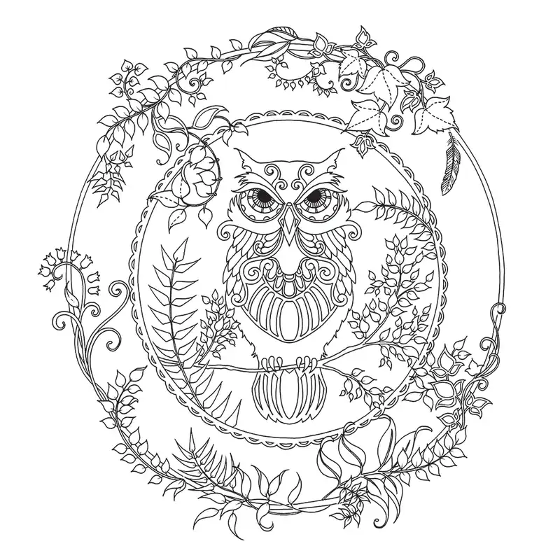 دفتر رنگ آمیزی مدل Forest Lost antasy Secret مجموعه 4 عددی