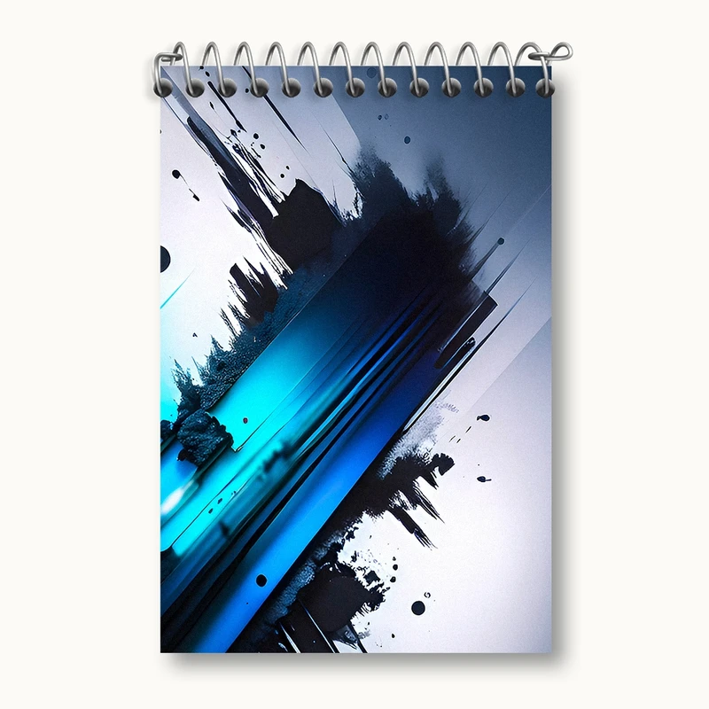 دفتر یادداشت 50 برگ خندالو مدل انتزاعی کد F1247