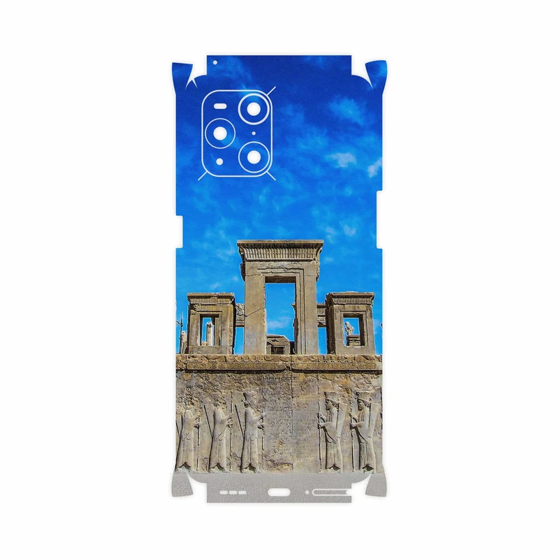 برچسب پوششی ماهوت مدل TAKHT-e-JAMSHID-FullSkin مناسب برای گوشی موبایل اپو Find X3 Pro