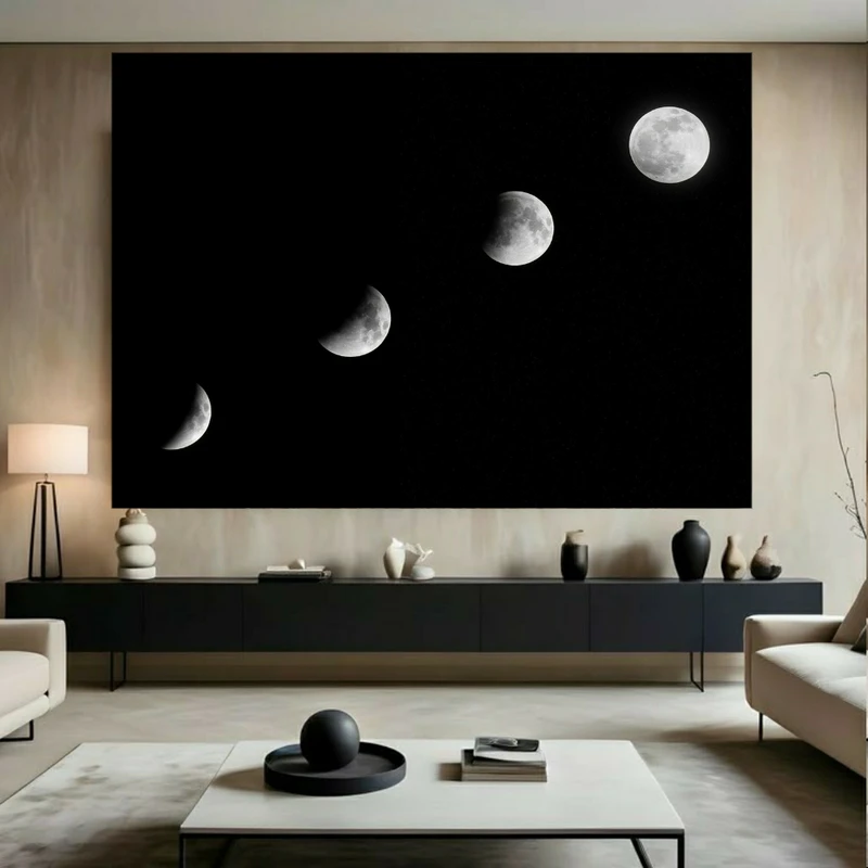 پوستر طرح ماه مدل چرخه قمری کد BK24252