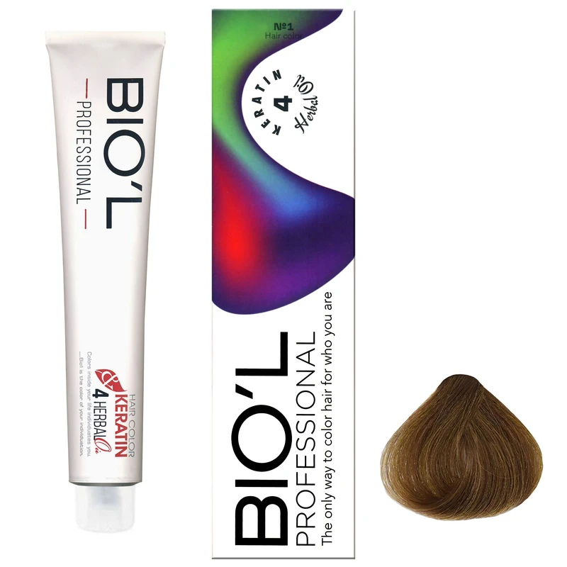 رنگ مو بیول شماره 6.18 حجم 100 میلی لیتر رنگ بلوند نسکافه ای تیره 