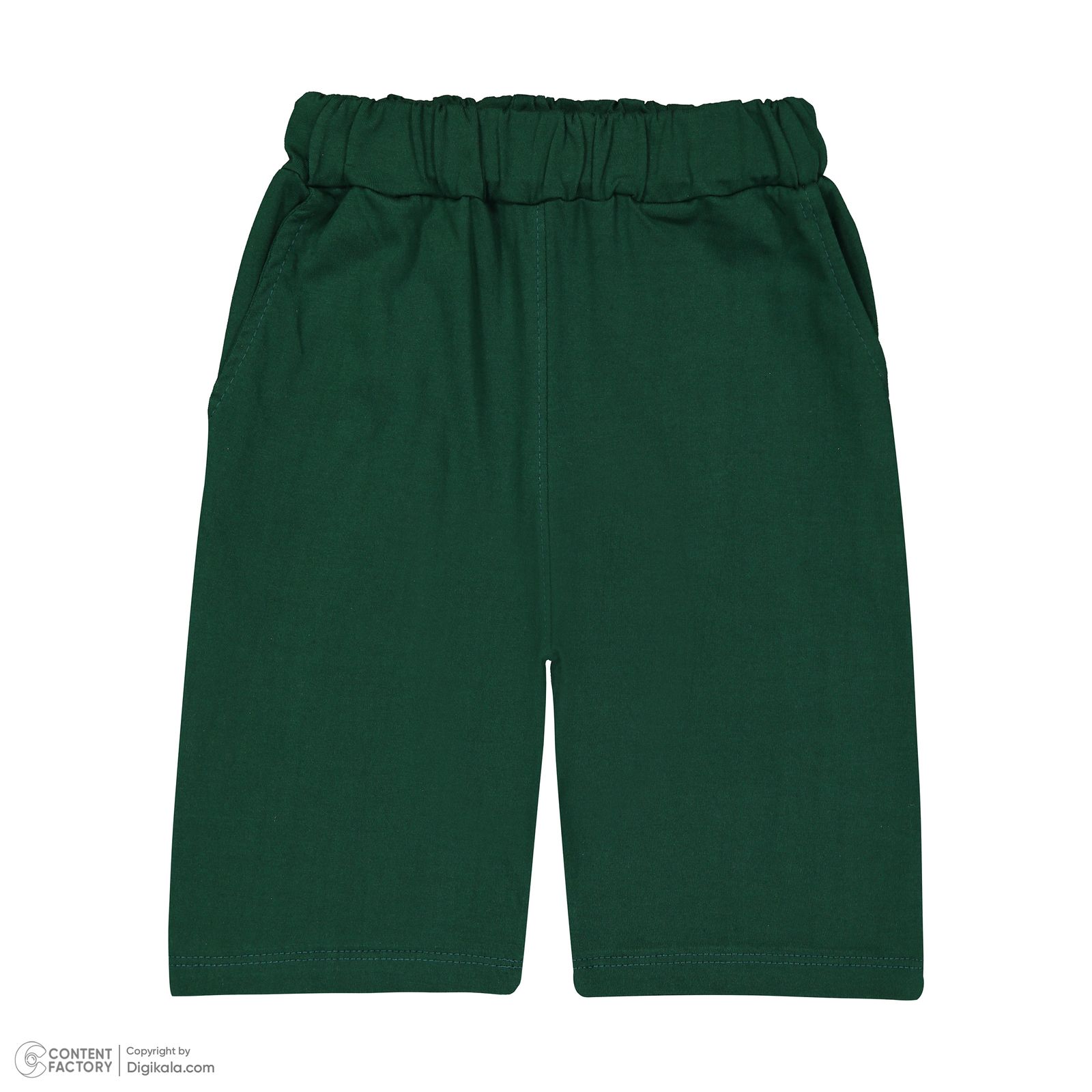 ست تی شرت کلاهدار و شلوارک پسرانه مادر مدل Taco - - 6