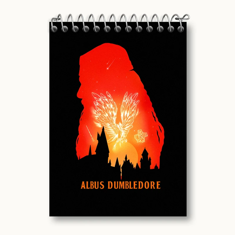 دفتر یادداشت 50 برگ خندالو طرح هری پاتر (Harry Potter) کد N5003