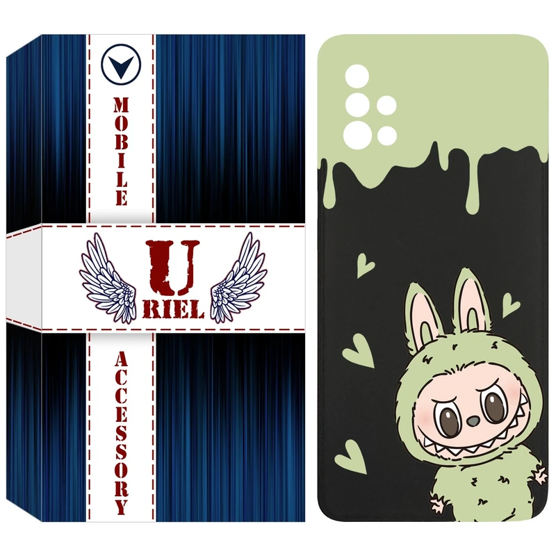 کاور یوریل قاب مدل KSH کد 132 طرح عروسک لبوبو مناسب برای گوشی موبایل سامسونگ Galaxy A51