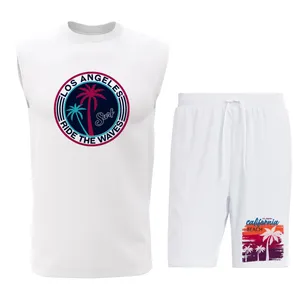 ست تاپ و شلوارک مردانه مدل L022W