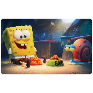 پادری مدل سه لایه طرح SpongeBob کد 1108 سایز 75x45 سانتی متر