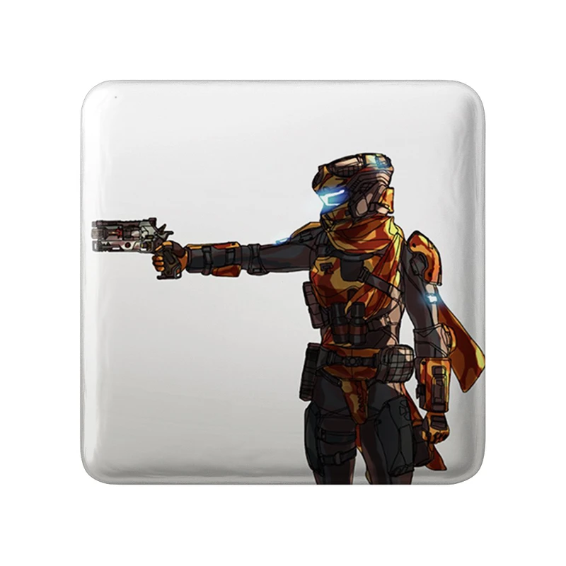 مگنت خندالو طرح بازی تایتان فال (Titanfall) مدل مربعی کد 32621