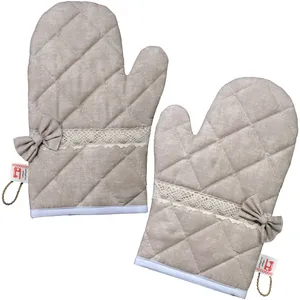 دستکش فر منسوجات خسروشاهی برتر مدل کلاسیک طرح پتینه بسته 2 عددی کد DASK36