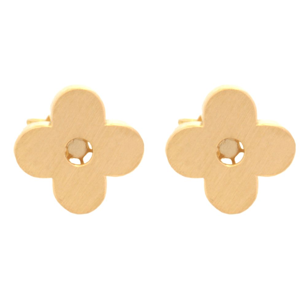گوشواره میخی طلا 18 عیار زنانه طلای مستجابی مدل نیک T1263 کد 54123