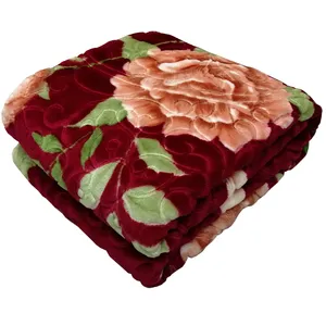  پتو گلبافت کد 22618-B سایز 220×160 سانتی متر 