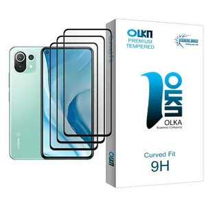 Cooling Olka Glass MIX003 Screen Protector For Xiaomi Mi 11 Lite 5G Pack Of 3
