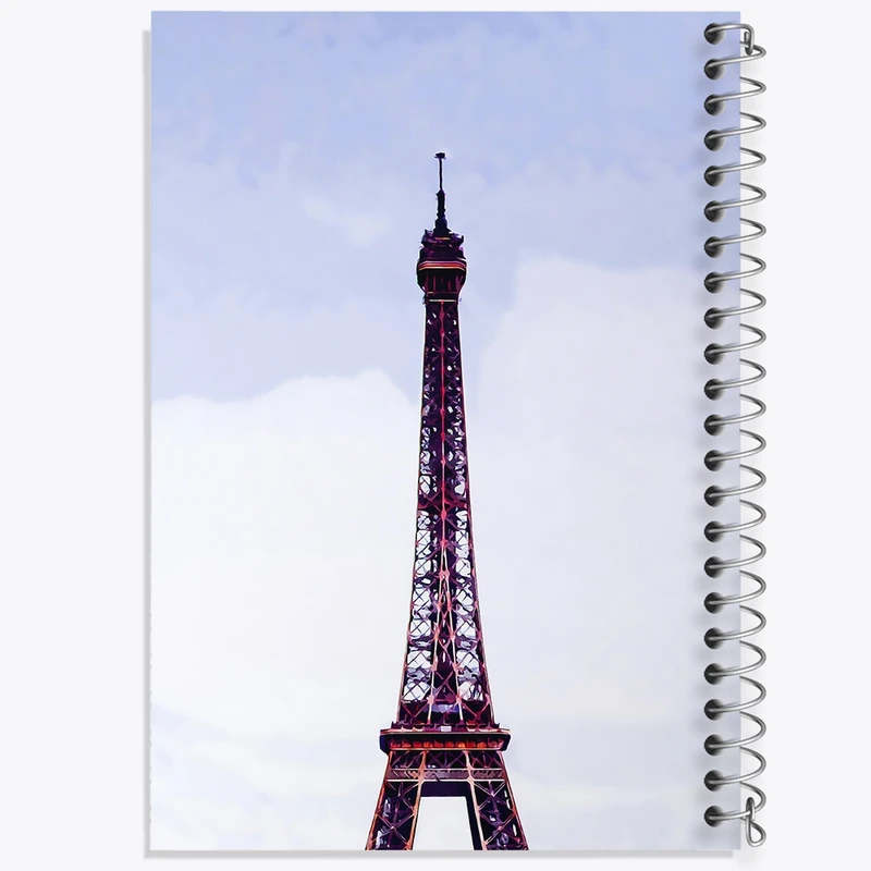 دفتر مشق 50 برگ خندالو طرح برج ایفل کد F1177