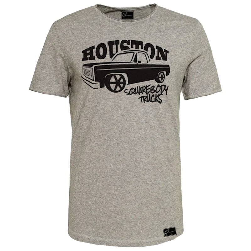 تیشرت آستین کوتاه مردانه مدل M288 رنگ طوسی