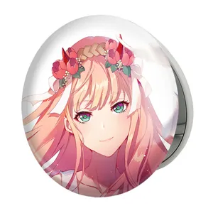 آینه جیبی خندالو طرح زیروتو انیمه دارلینگ در فرنکس مدل تاشو کد 11993 