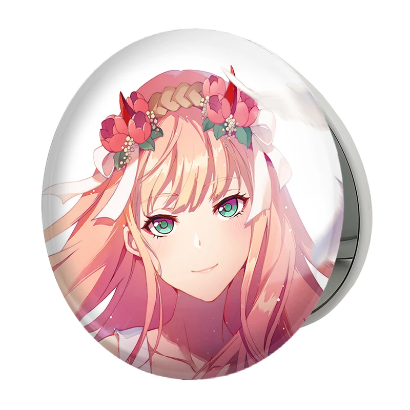 آینه جیبی خندالو طرح زیروتو انیمه دارلینگ در فرنکس مدل تاشو کد 11993 