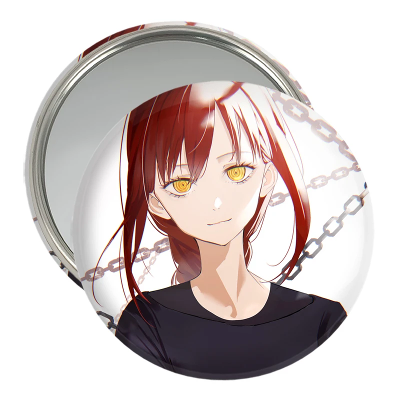 آینه جیبی خندالو مدل ماکیما انیمه مرد اره ای Chainsaw Man  کد 17929