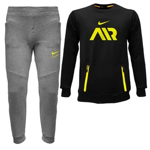 ست سویشرت و شلوار مردانه مدل 04009142 رنگ مشکی