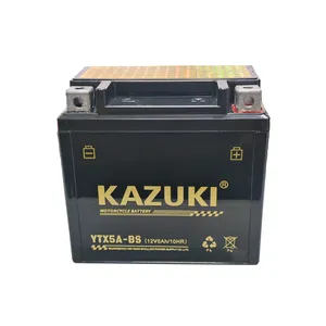 باتری موتورسیکلت 12 ولت 5 آمپر کازوکی مدل متوسط