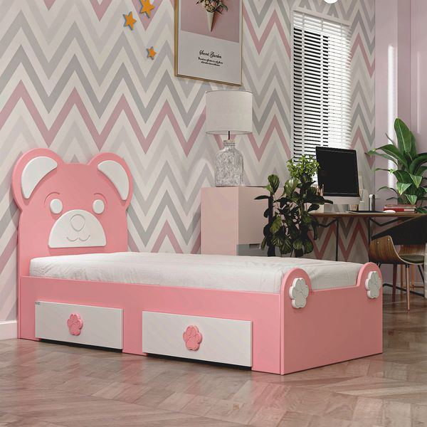 تخت خواب ام دی اف یک نفره اعیان مدل FH844 سایز 80x180 سانتی متر