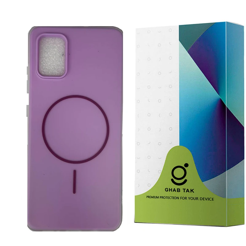  کاور قاب تک مدل دو تکه طرح Magsafe مناسب برای گوشی موبایل سامسونگ Galaxy A02s